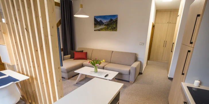 Pobyt v srdci Vysokých Tatier: nový apartmán s plne vybavenou kuchyňou, atrakcie pre celú rodinu