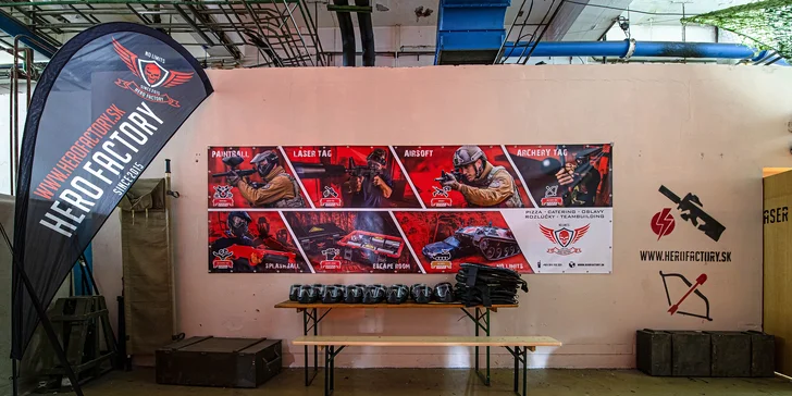 Super zábava pri laser tagu v HERO FACTORY