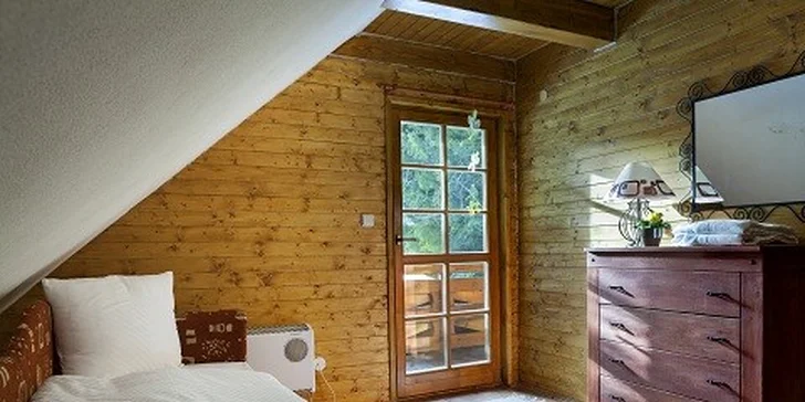 Prenájom chalúpky Saška pre 8-10 ľudí s wellness