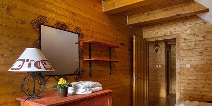 Prenájom chalúpky Saška pre 8-10 ľudí s wellness