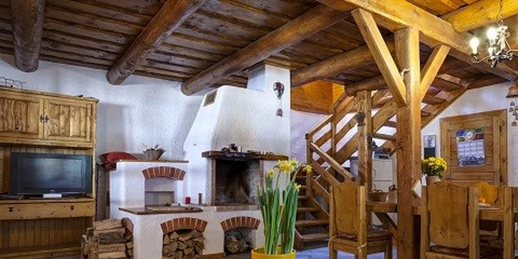 Prenájom chalúpky Saška pre 8-10 ľudí s wellness
