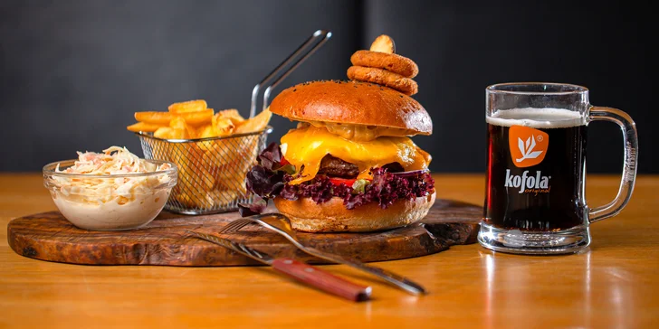Domáci hovädzí burger slovenskej kvality v Chuťovke