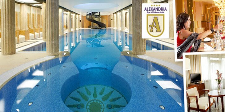 Luxusná letná wellness dovolenka pre 2 osoby v ALEXANDRIA**** Spa & Wellness hoteli v Luhačoviciach