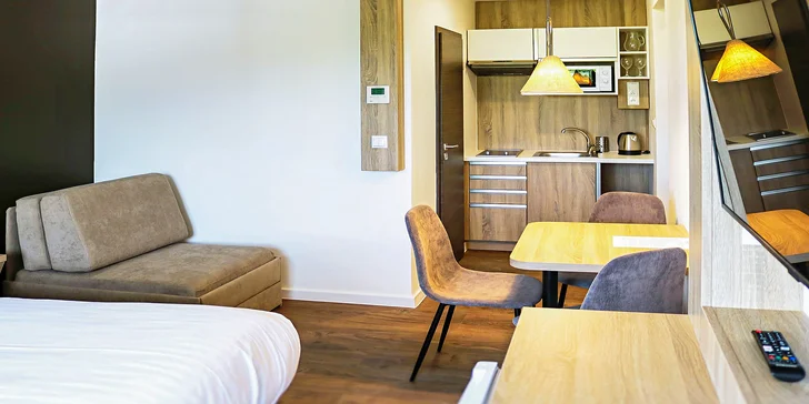 Pobyt v útulnom a modernom komplexe Residence ŠÍRAVA*** apartmánový dom len 950 m od Thermalparku Šírava