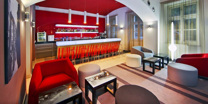 Skvelý oddych pri Petříne: moderný hotel, raňajky a lobby bar