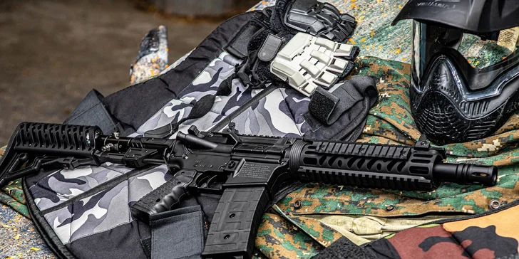 Zábava pri PRO-PAINTBALLE - vyskúšajte najnovší typ zbrane v HERO FACTORY