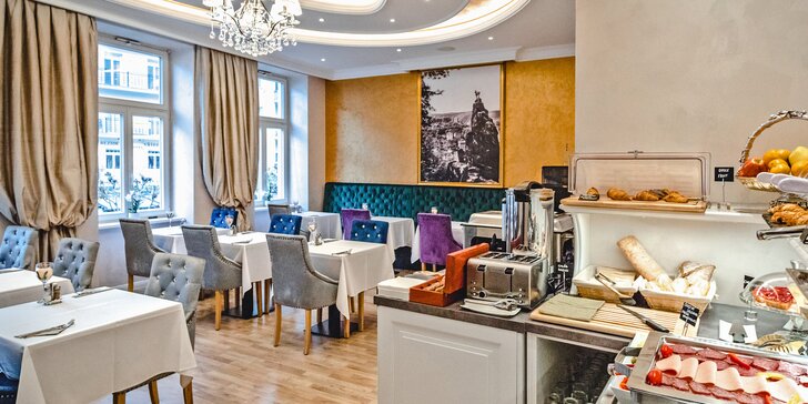 4* pobyt v Karlových Varoch: hotel priamo pri kolonádach a bohaté raňajky