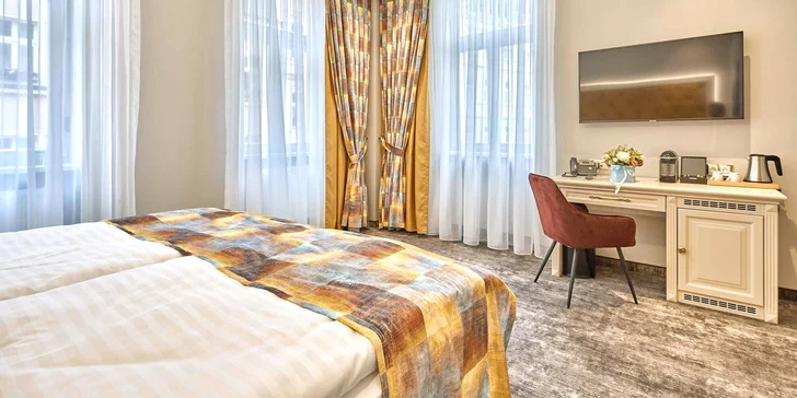 4* pobyt v Karlových Varoch: hotel priamo pri kolonádach a bohaté raňajky