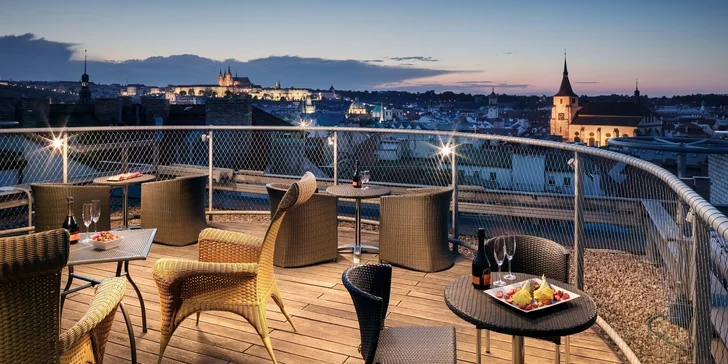 4* hotel na Národnej triede v Prahe: raňajky i kredit do reštaurácií Zdeňka Pohlreicha