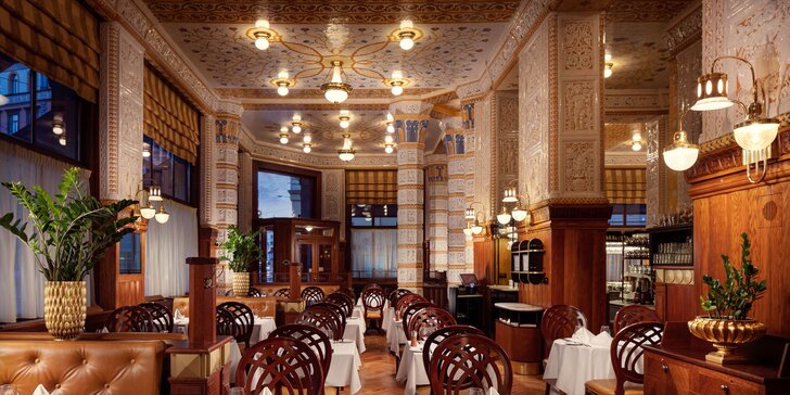 4* hotel na Národnej triede v Prahe: raňajky i kredit do reštaurácií Zdeňka Pohlreicha