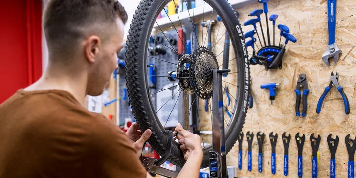 Malý, stredný alebo veľký servis hardtail či celoodpruženého bicykla