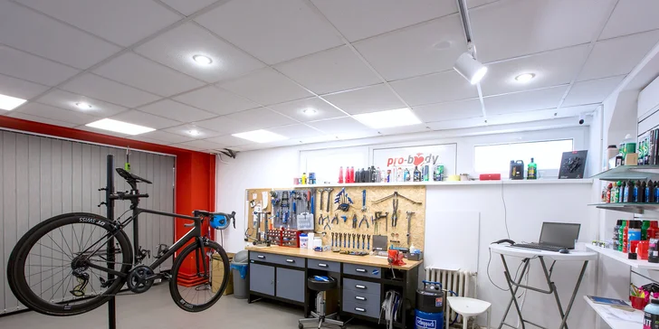 Malý, stredný alebo veľký servis hardtail či celoodpruženého bicykla