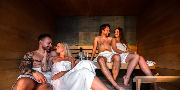 Hviezdna romantika - relax v samoobslužnej saune Pixxla a k tomu prosecco