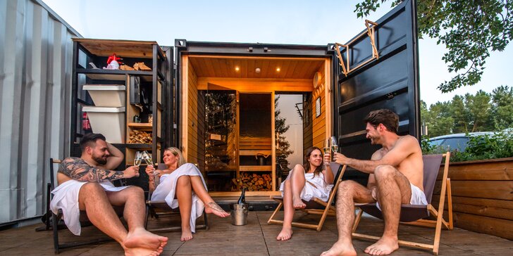 Hviezdna romantika - relax v samoobslužnej saune Pixxla a k tomu prosecco