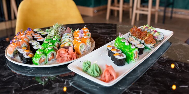 Sushi sety v novotvorenej sushi reštaurácii Chilai v Košiciach