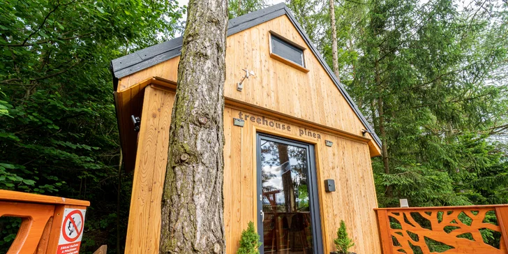 Jedinečné a zážitkové ubytovanie v stromodome "Treehousepinea" s raňajkami v piknikovom košíku