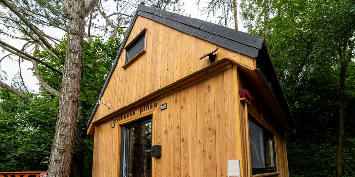Jedinečné a zážitkové ubytovanie v stromodome "Treehousepinea" s raňajkami v piknikovom košíku