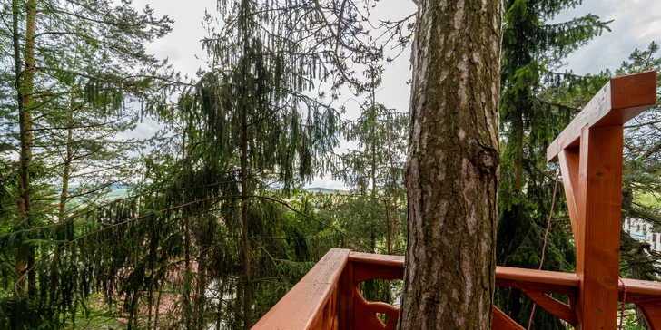 Jedinečné a zážitkové ubytovanie v stromodome "Treehousepinea" s raňajkami v piknikovom košíku