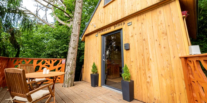 Jedinečné a zážitkové ubytovanie v stromodome "Treehousepinea" s raňajkami v piknikovom košíku