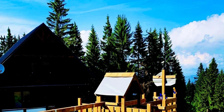 Plne zariadená štýlová Chata MartinSki priamo na Martinských holiach s fínskou saunou a vírivkou pre 18 ľudí
