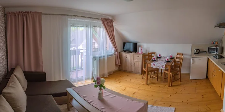 Nezabudnuteľný pobyt v apartmánoch neďaleko Zuberca: plne vybavená kuchyňa, altánok s grilom či detské ihrisko