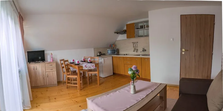 Nezabudnuteľný pobyt v apartmánoch neďaleko Zuberca: plne vybavená kuchyňa, altánok s grilom či detské ihrisko