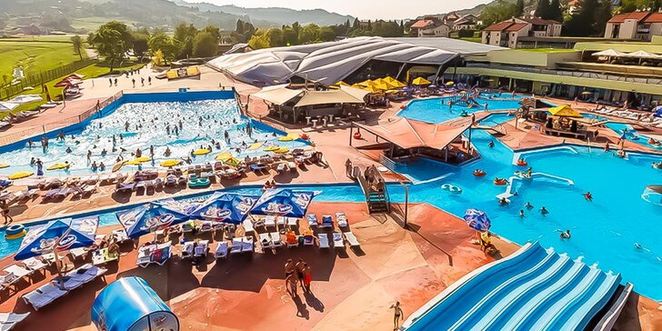 Dovolenka v Chorvátsku: 4* hotel so stravou, neobmedzený vstup do 2 aquaparkov
