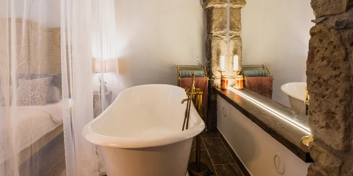 Štýlový apartmán v centre historickej Banskej Štiavnice: moderný dizajn, plne vybavená kuchyňa a kúpeľňa, pet friendly