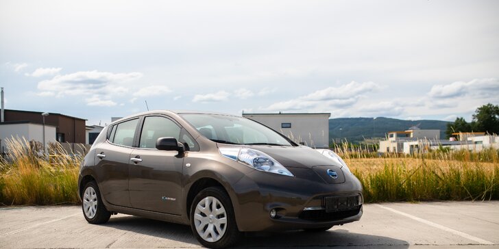 Prenájom elektromobilu Nissan LEAF na 1-7 dní bez obmedzení kilometrov a nabíjania