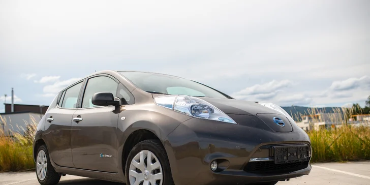 Prenájom elektromobilu Nissan LEAF na 1-7 dní bez obmedzení kilometrov a nabíjania