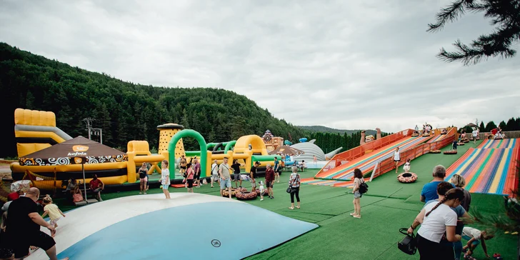 Aktívna rodinná dovolenka v nových apartmánoch Humno vo Valči s množstvom atrakcií v novom, úžasnom detskom parku YETI LAND