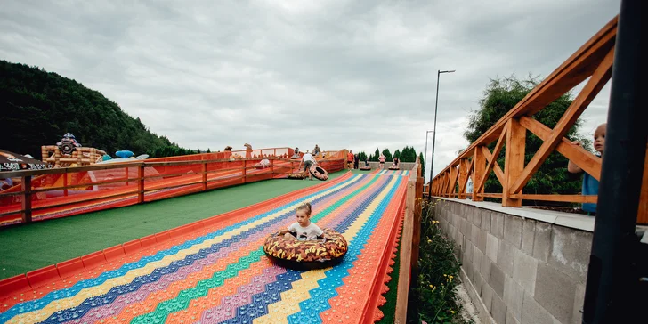 Aktívna rodinná dovolenka v nových apartmánoch Humno vo Valči s množstvom atrakcií v novom, úžasnom detskom parku YETI LAND
