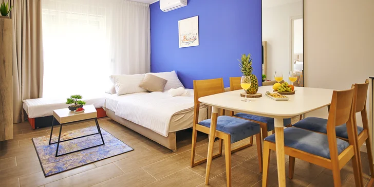 Letná dovolenka v Chorvátsku: nový aparthotel s vonkajším bazénom a raňajkami