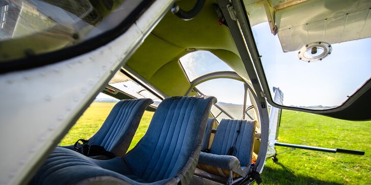 Zážitkový let až pre 3 osoby s možnosťou pilotovania ponad Nitru, Šurany a okolie