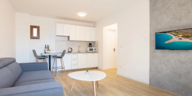 Nezabudnuteľná dovolenka v Baške Voda: apartmány až pre 6 osôb počas celej sezóny