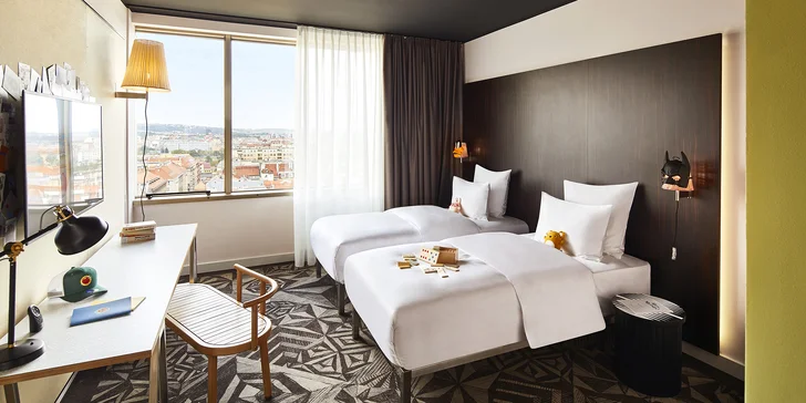 Štýlový hotel v Prahe: luxusné izby, veľká terasa, raňajky alebo polpenzia