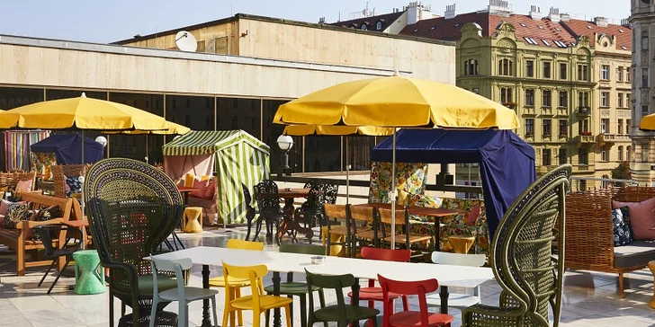 Štýlový hotel v Prahe: luxusné izby, veľká terasa, raňajky alebo polpenzia