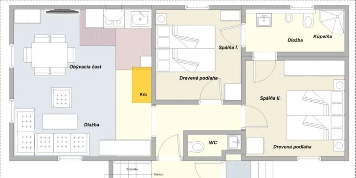 Apartmány pod Tatrami v tichej lokalite pre 4-6 osôb, zvýhodnené viac nocové pobyty