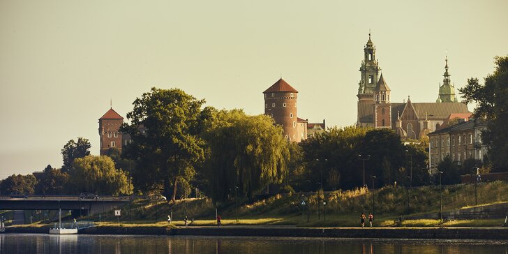 Senzačný pobyt v srdci Krakova s raňajkami či možnosťou bez stravy len 700 metrov od hradu WAWEL