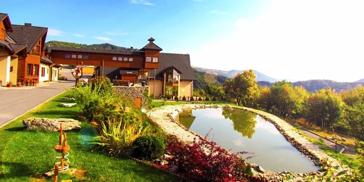 Wellness pobyt v prostredí Starohorských vrchov s panoramatickým výhľadom