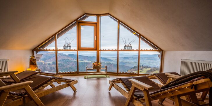 Wellness pobyt v prostredí Starohorských vrchov s panoramatickým výhľadom