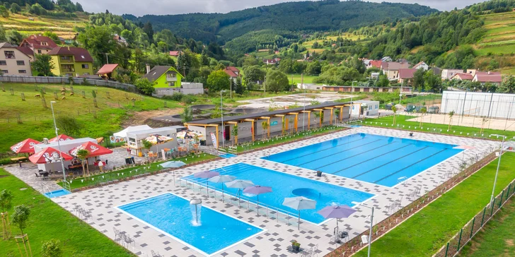 Celodenné vstupy pre deti i dospelých na LETNÉ KÚPALISKO HRIŇOVÁ