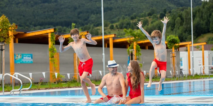 Celodenné vstupy pre deti i dospelých na LETNÉ KÚPALISKO HRIŇOVÁ