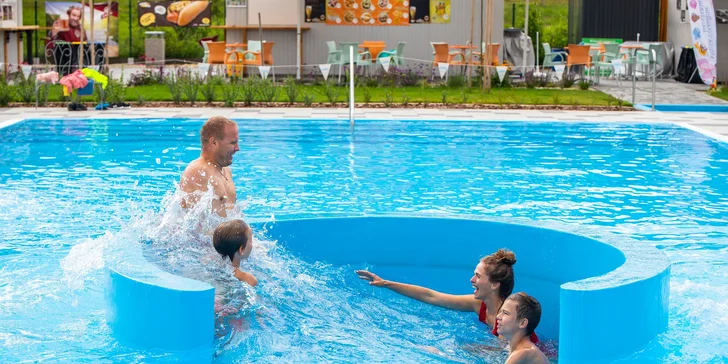 Celodenné vstupy pre deti i dospelých na LETNÉ KÚPALISKO HRIŇOVÁ