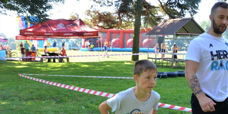 Štartovné na prekážkový beh HERO RACE pre deti i dospelých