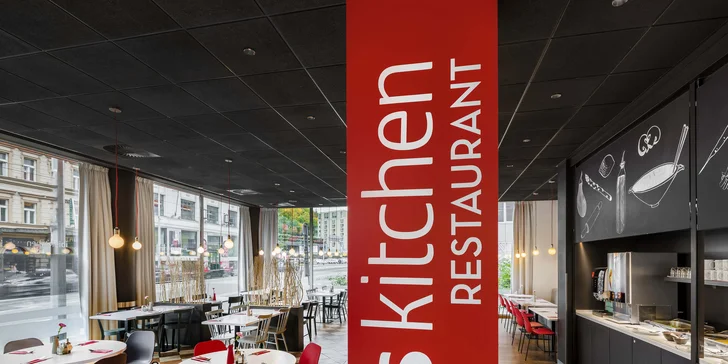 Moderný hotel v centre Prahy s raňajkami