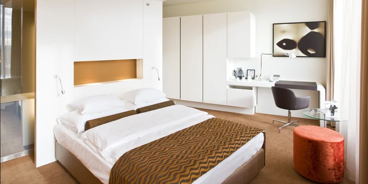 4* pobyt neďaleko historického centra Bratislavy: raňajky, neobmedzený wellness aj fitness