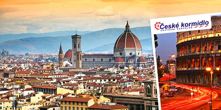 Poznávací zájazd Rím, Tivoli a Florencia