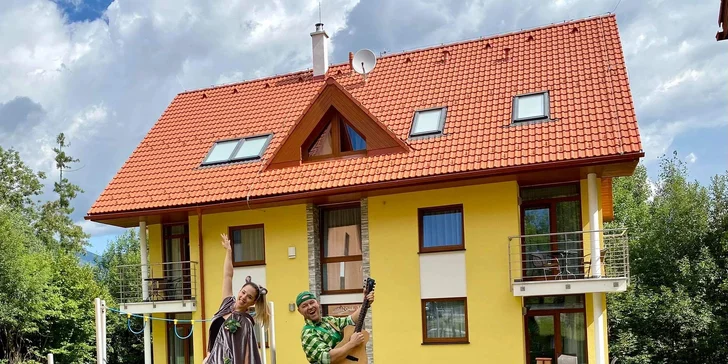 Apartmány v Dolnom Smokovci až pre 7 osôb s neobmedzeným bazénom