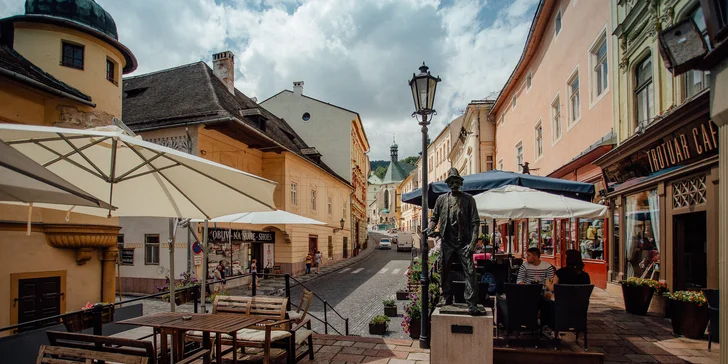 Romantika v historickom hoteli Bristol*** v centre Banskej Štiavnice
